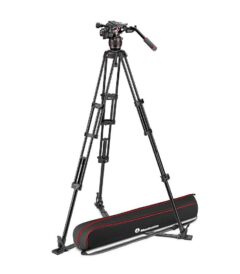 Manfrotto Nitrotech 608 and alu twin leg gs